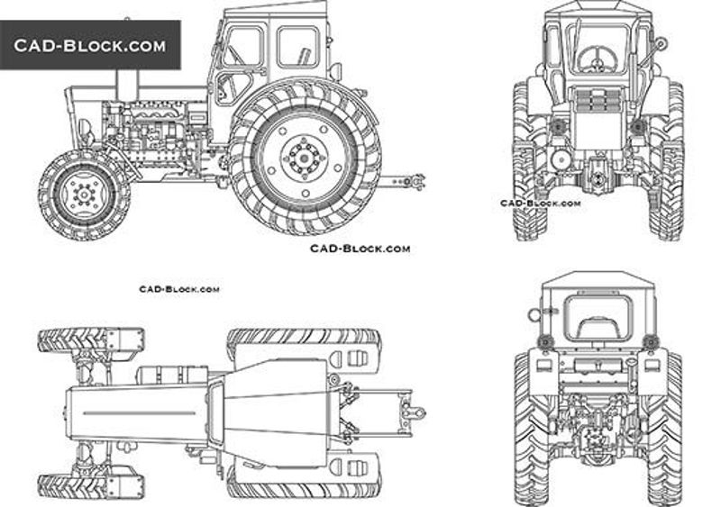 Boceto 1 - Tractor STARTRAC 263 4WD
